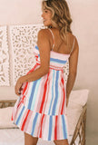 Multicolor Stripped Dress