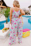 Floral Romper Plus Size