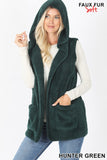 Sherpa Hoodie Vest