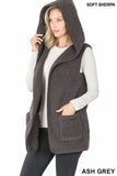 Sherpa Hoodie Vest