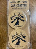 Simply Southern Cork Car Coasters