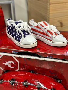 American Flag Tennis Shoe