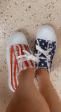 American Flag Tennis Shoe