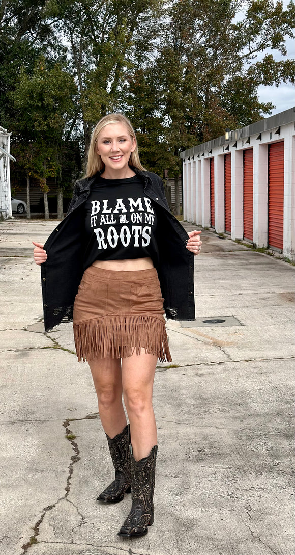 Blame It On My Roots Tee